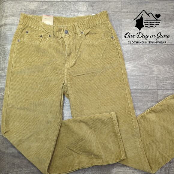 Levi's Low Pro Mid Rise Straight Leg Corduroy Pants Size 30X30 - Picture 1 of 6